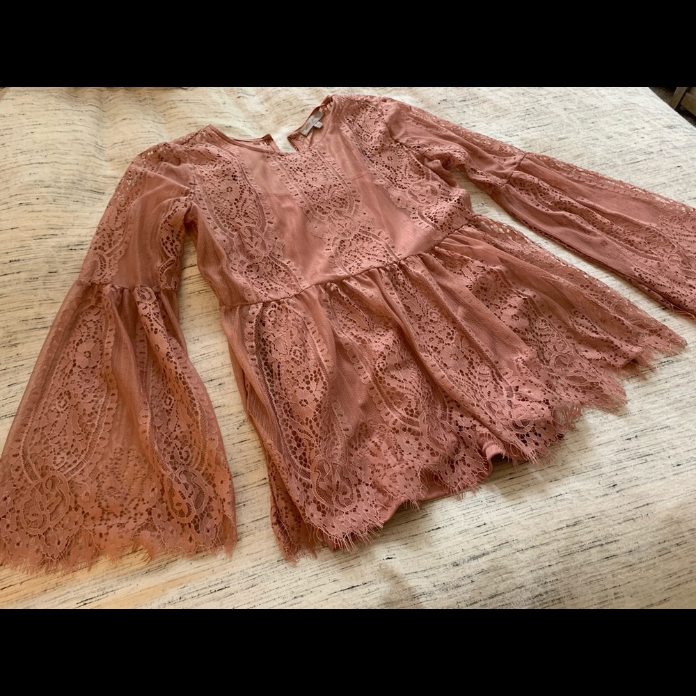 Lace Flowy Blouse